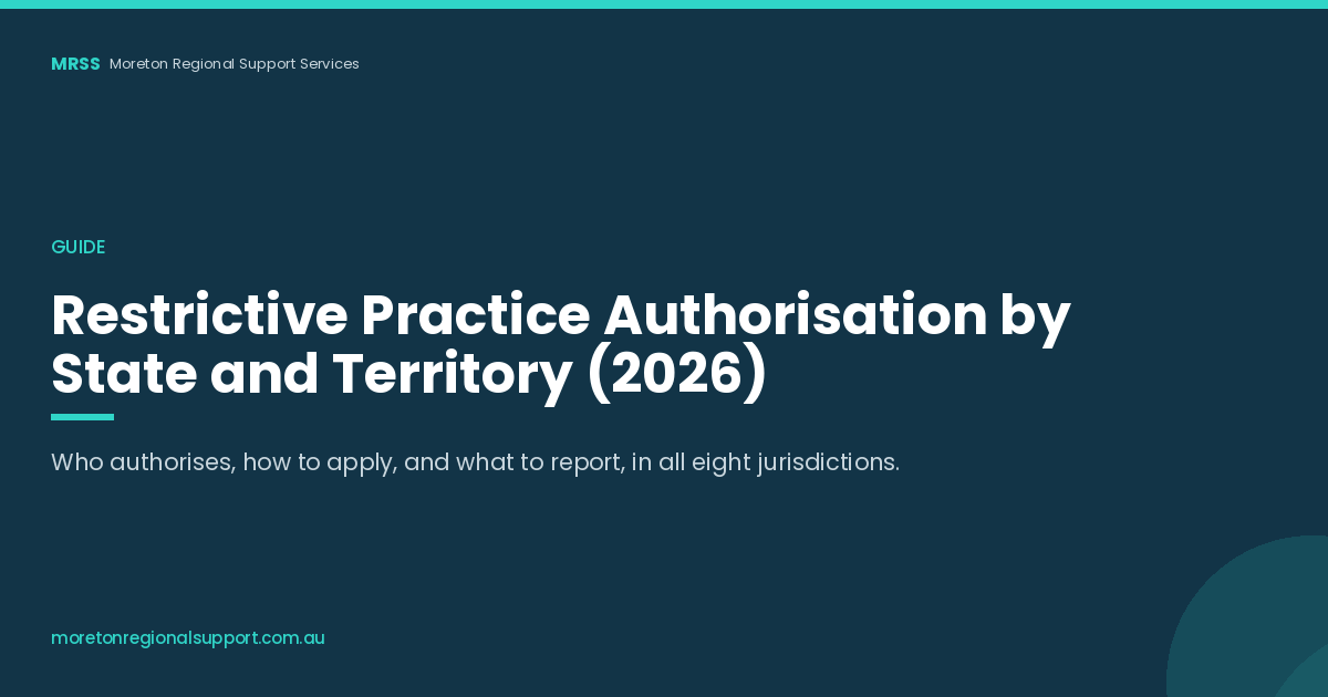Restrictive Practice Authorisation by State and Territory (2026)