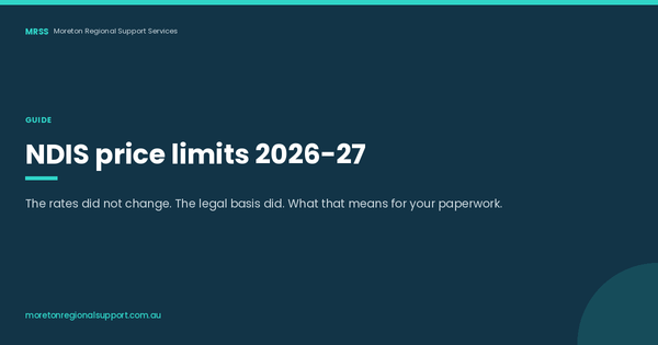 NDIS price limits 2026-27: what the new pricing determination changed